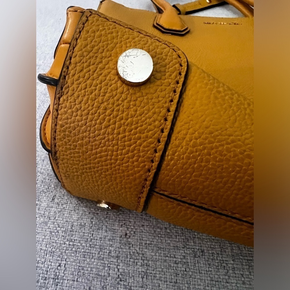 MICHAEL KORS Mercer Medium Satchel – Marigold Yellow Leather - Picture 7 of 13